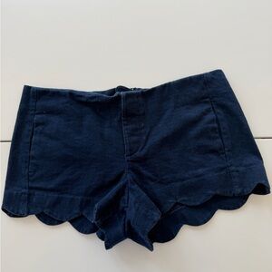 Lilly Pulitzer Navy Scallop Hem Women's Shorts